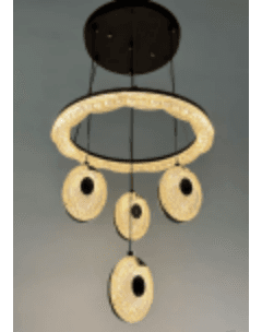Four-Drop Halo Pendant photo 1
