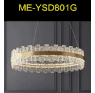 Round Crystal Ring Chandelier photo 1