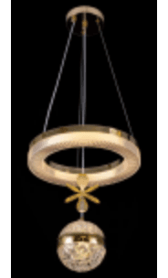 Halo Crystal Ball Pendant photo 1