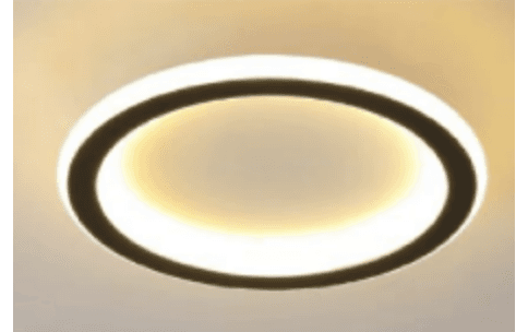 Dual-Ring Flush Ceiling Light photo 1