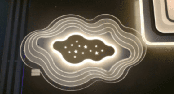 Cloud Crystal LED Ceiling Light photo 1