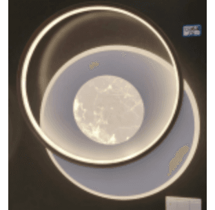 Eclipse Crystal LED Ceiling Light photo 1