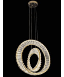 Double Crystal Ring Pendant photo 1