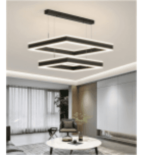 Triple-Square LED Pendant photo 1