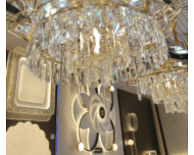 Waterfall Crystal Chandelier photo 1