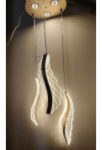 Flame Leaf LED Wall Light photo 1