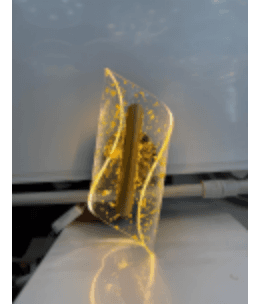 Gold Leaf LED Wall Sconce photo 1