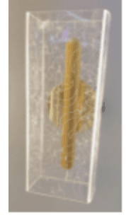 Gold Bar Crystal Leaf Sconce photo 1