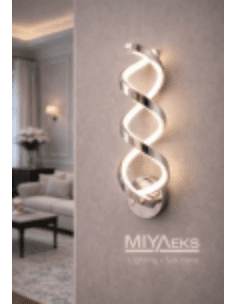Spiral LED Wall Light photo 1