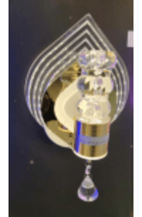 Crystal Teardrop Wall Sconce photo 1
