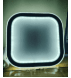 Rounded-Square Halo Wall Light photo 1