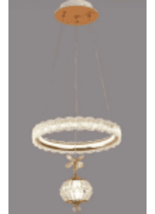 Crystal Ring & Globe Pendant photo 1