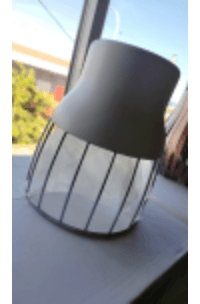 Black Cage Cylinder Pendant photo 1